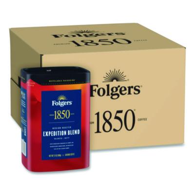 FOL93312 Expedition Blend Roast Ground Coffee, 12 oz Canister, 6/Carton J.M. SMUCKER CO.