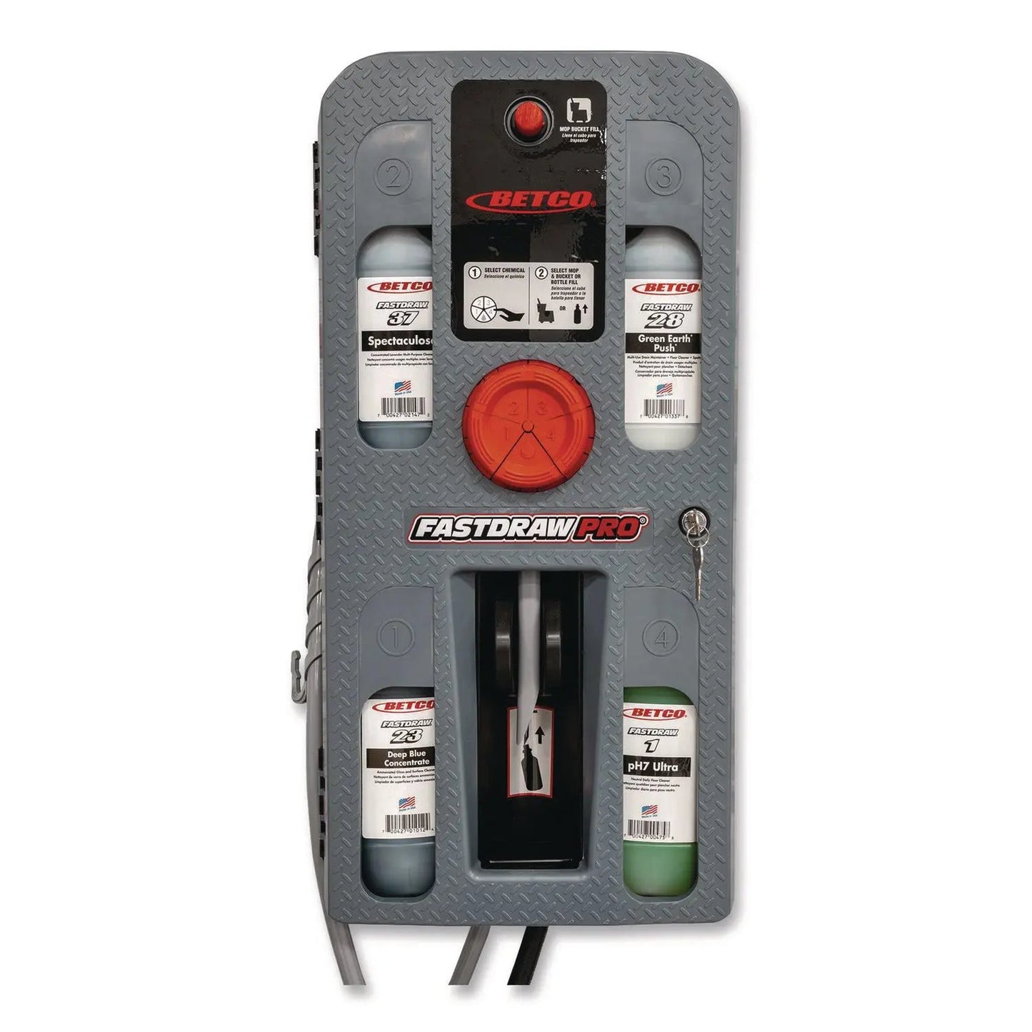 BET9268200 fastdraw pro, four bays for cleaners Betco