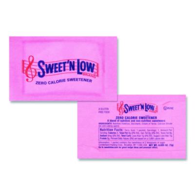 SMU50150CT Zero Calorie Sweetener, 1 g Packet, 400/Box, 4 Box/Carton SWEET'N LOW
