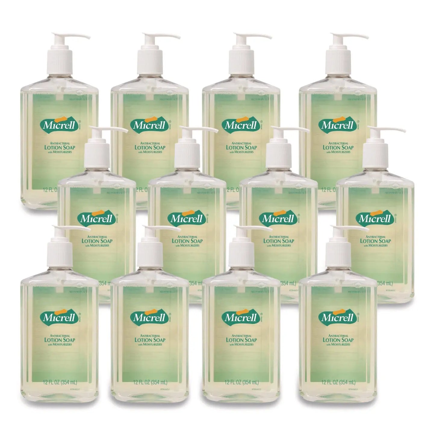 GOJ975912 Antibacterial Lotion Soap, Floral Scent, 12 oz MICRELL