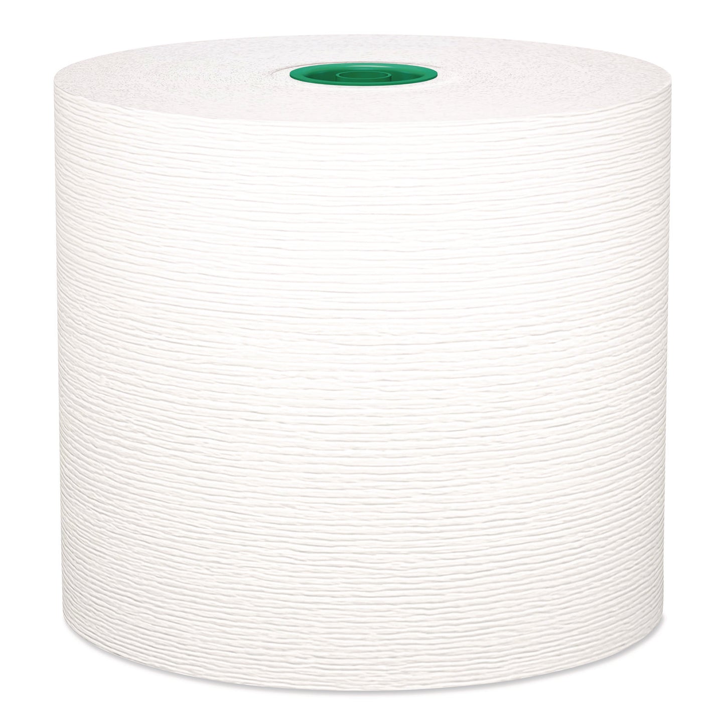 KCC25630 Hard Roll Paper Towels with Premium Absorbency Pockets with Colored Core, Green Core, 1-Ply, 7.5" x 700 ft, White, 6 Rolls/CT