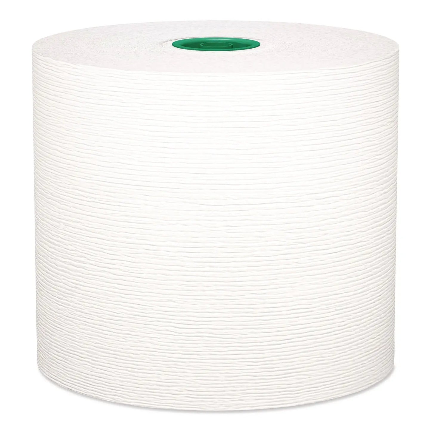 KCC25630 Hard Roll Paper Towels with Premium Absorbency Pockets with Colored Core, Green Core, 1-Ply, 7.5" x 700 ft, White, 6 Rolls/CT Kleenex