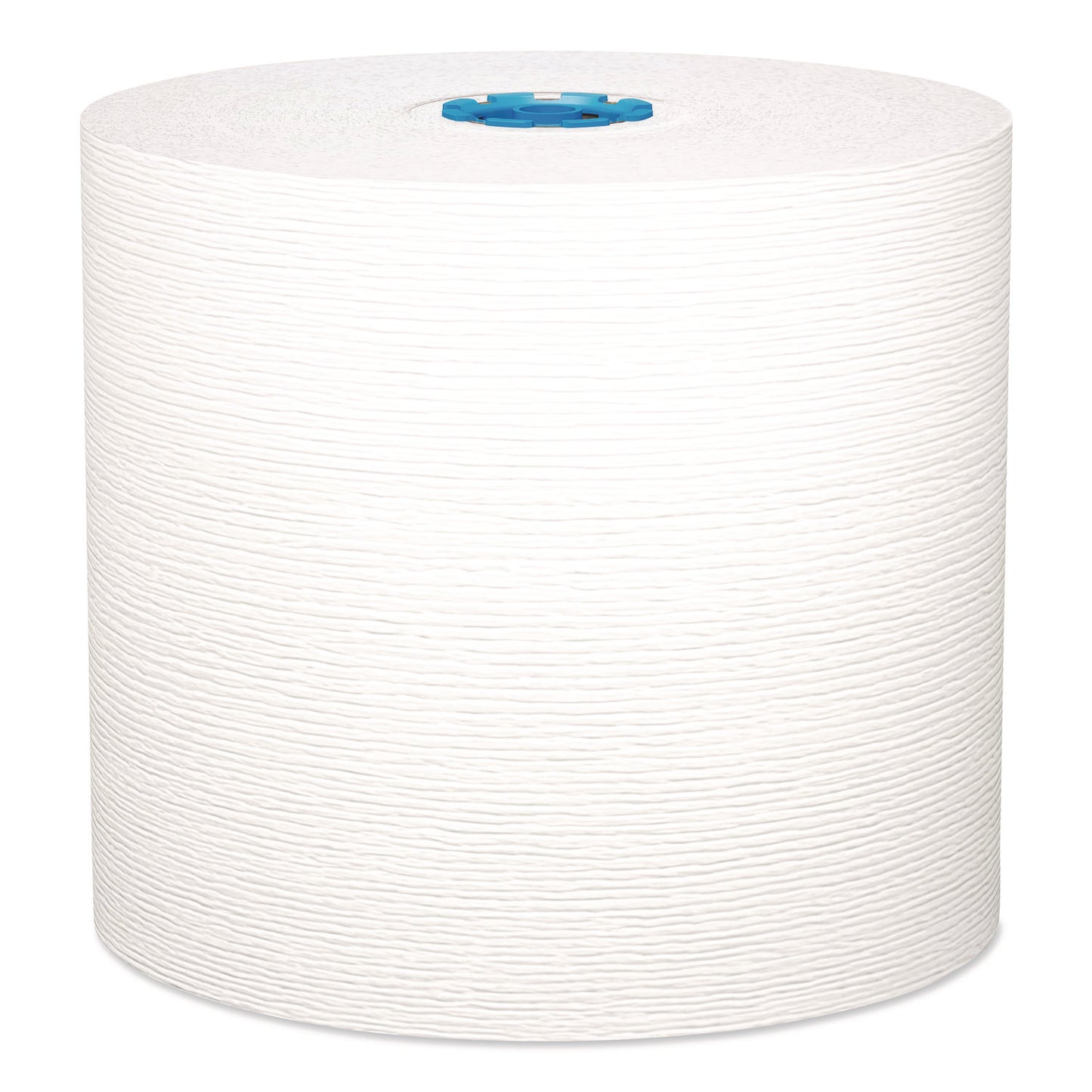 KCC25637 Hard Roll Paper Towels with Premium Absorbency Pockets with Colored Core, Blue Core, 1-Ply, 7.5" x 700 ft, White, 6 Rolls/CT