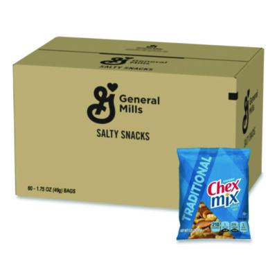 GNM1240 Traditional Snack Mix, 1.75 Oz Snack Pack, 60 Packs/carton GENERAL MILLS