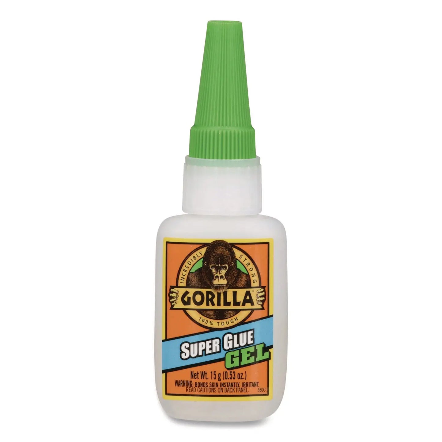 GOR7600101 Super Glue Gel, 0.53 Oz, Dries Clear Gorilla