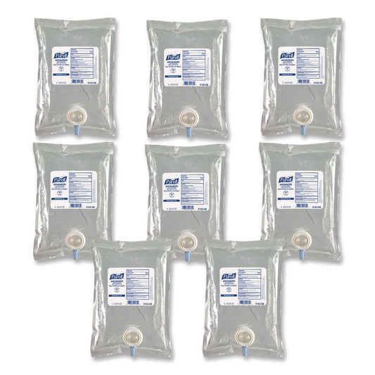 GOJ416308CT Advanced Hand Sanitizer Green Certified Gel Refill, For CS2 Dispensers, 1,000 mL, Fragrance-Free, 8/Carton