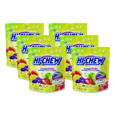 HIE00837 Fruit Chews, Original Stand Up Pouch, 12.7 Oz, 6/carton MORINAGA AMERICA