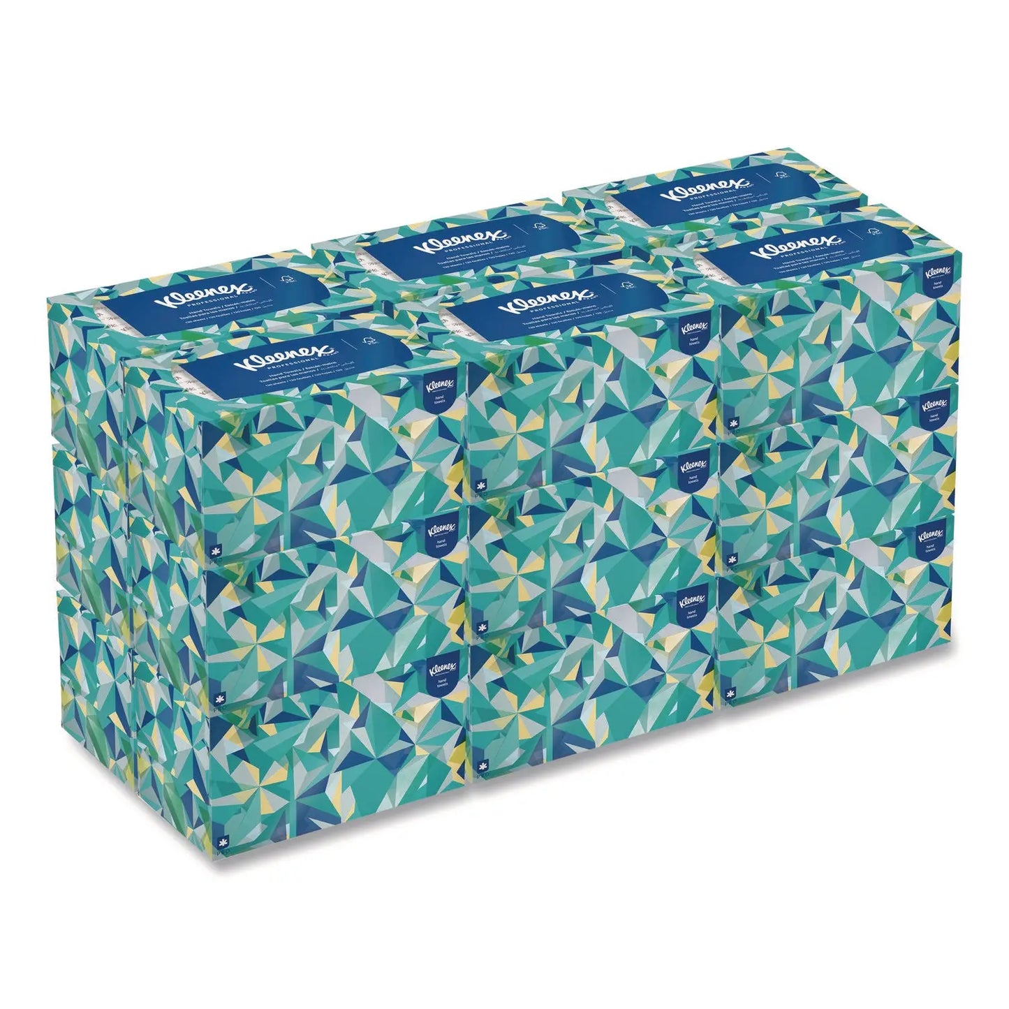 KCC01701CT Hand Towels, POP-UP Box, Cloth, 1-Ply, 9 x 10.5, Unscented, White, 120/Box, 18 Boxes/Carton Kleenex