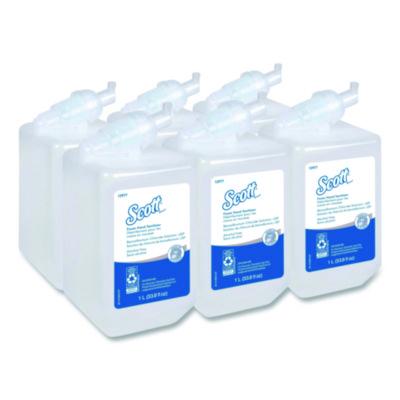 KCC12977 Essential Alcohol-Free Foam Hand Sanitizer, 1,000 Ml Cassette, Unscented, 6/carton KIMBERLY CLARK