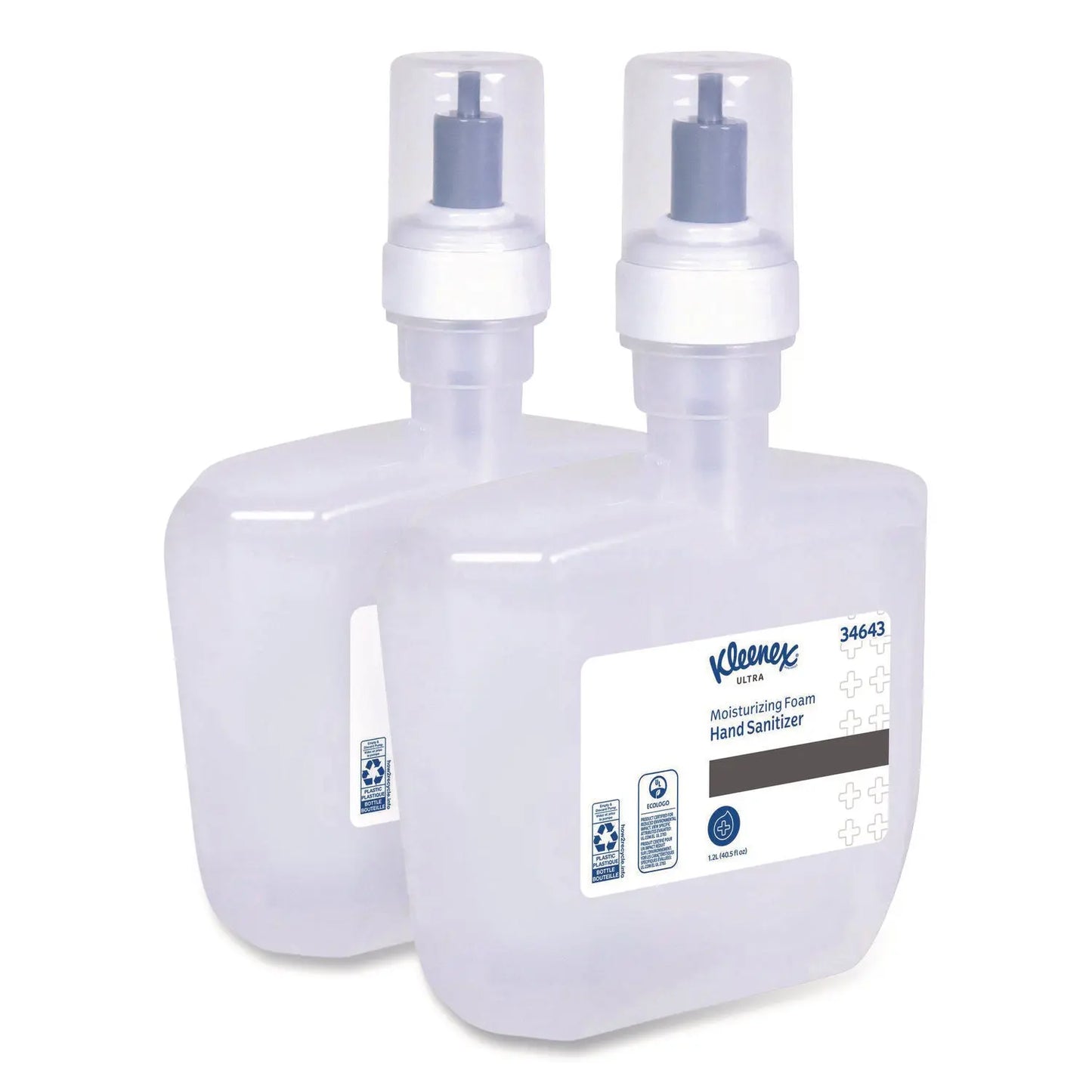KCC34643 Ultra Moisturizing Foam Hand Sanitizer, 1,200 mL Cassette, Unscented, 2/Carton Scott
