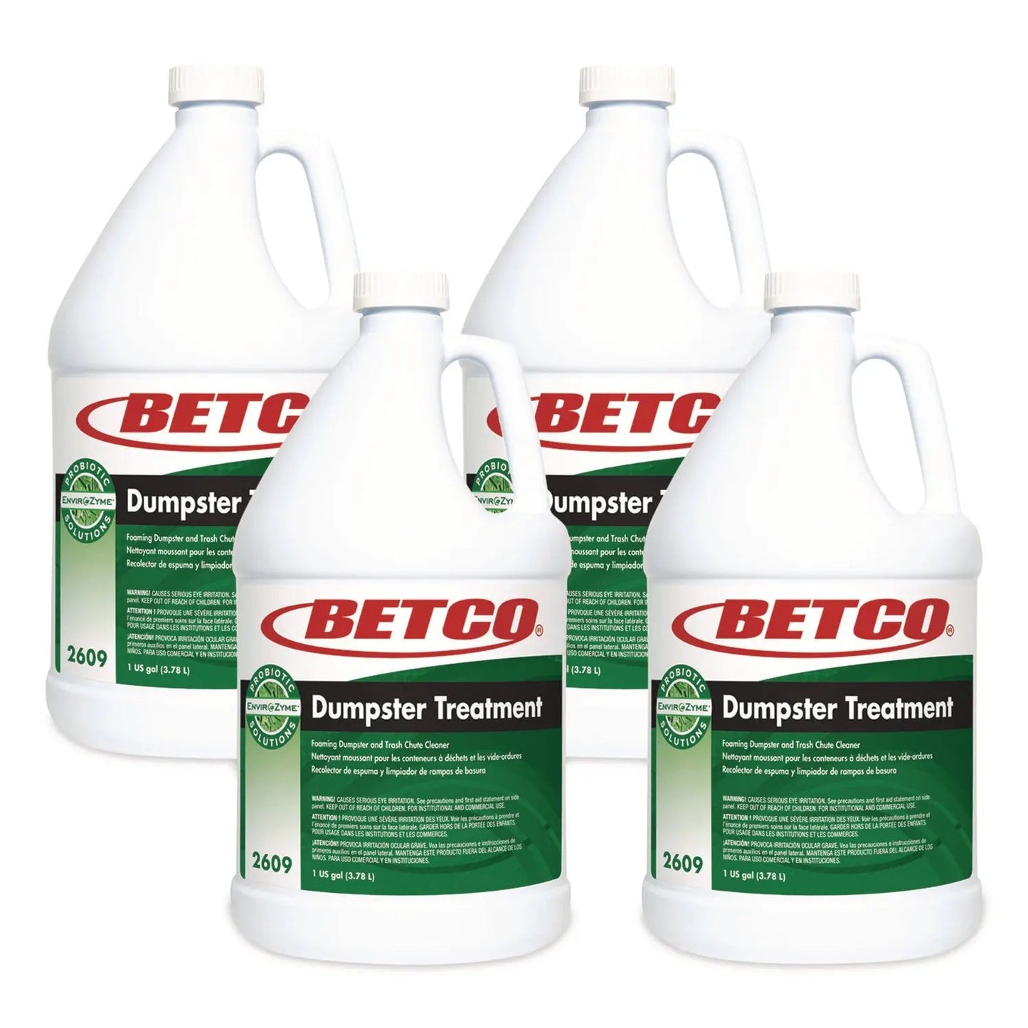 BET26090400 Dumpster Treatment, Mango Scent, 1 gal Bottle, 4/Carton Betco