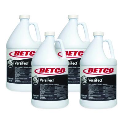 BET38200400 VersiFect Cleaner Disinfectant, Fresh Scent, 1 gal Bottle, 4/Carton BETCO CORPORATION
