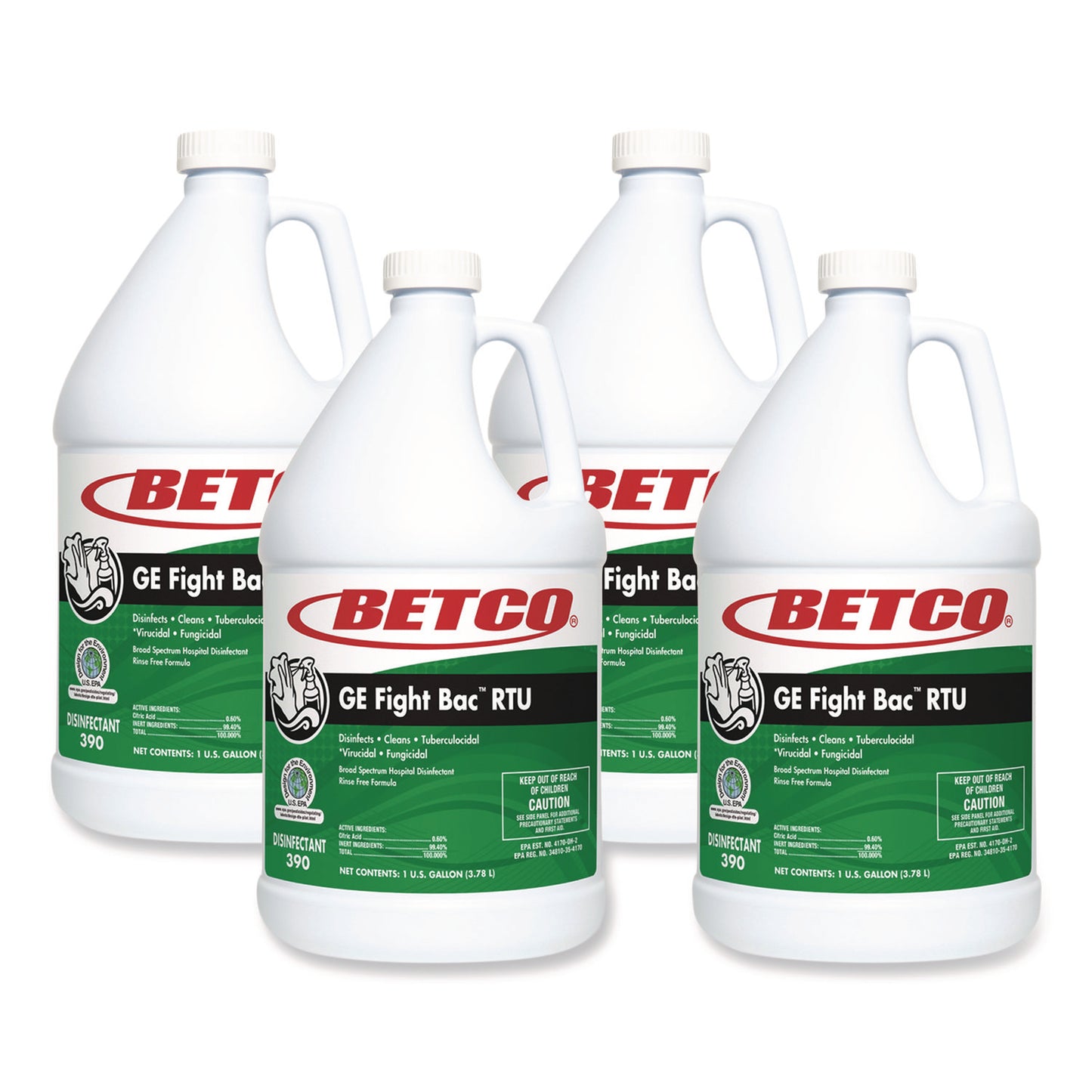 BET3900400 DESINFECTANTE, RTU, 4-1 GAL