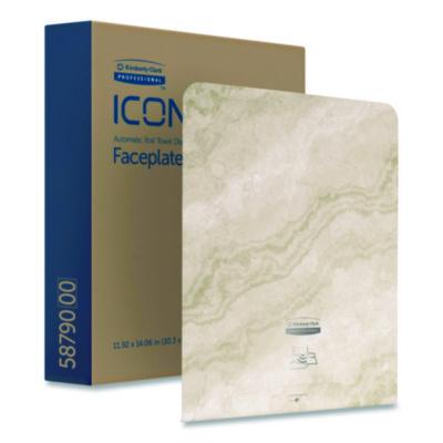 KCC58790 ICON Faceplate for Automatic Roll Towel Dispenser, 18.12 x 15.62 x 12.87, Warm Marble