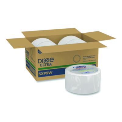 DXESXP9W Heavy-Weight Paper Plates, 8.5" dia, 125/Pack, 4 Packs/Carton