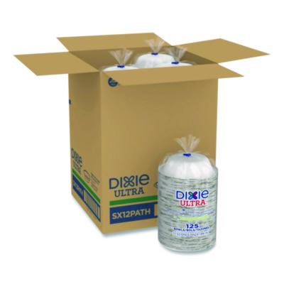 DXESX12PATH Pathways Heavyweight Paper Bowls, 12 Oz, Green/burgundy, 1,000/carton