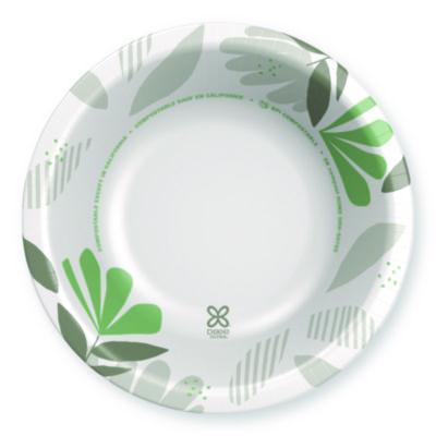 DXESX20PATH Pathways Heavyweight Paper Bowls, 20 Oz, Green/burgundy, 500/carton DIXIE FOOD SERVICE
