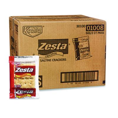 KEB01008 Zesta, Individually Wrapped, Saltine, 500/Carton