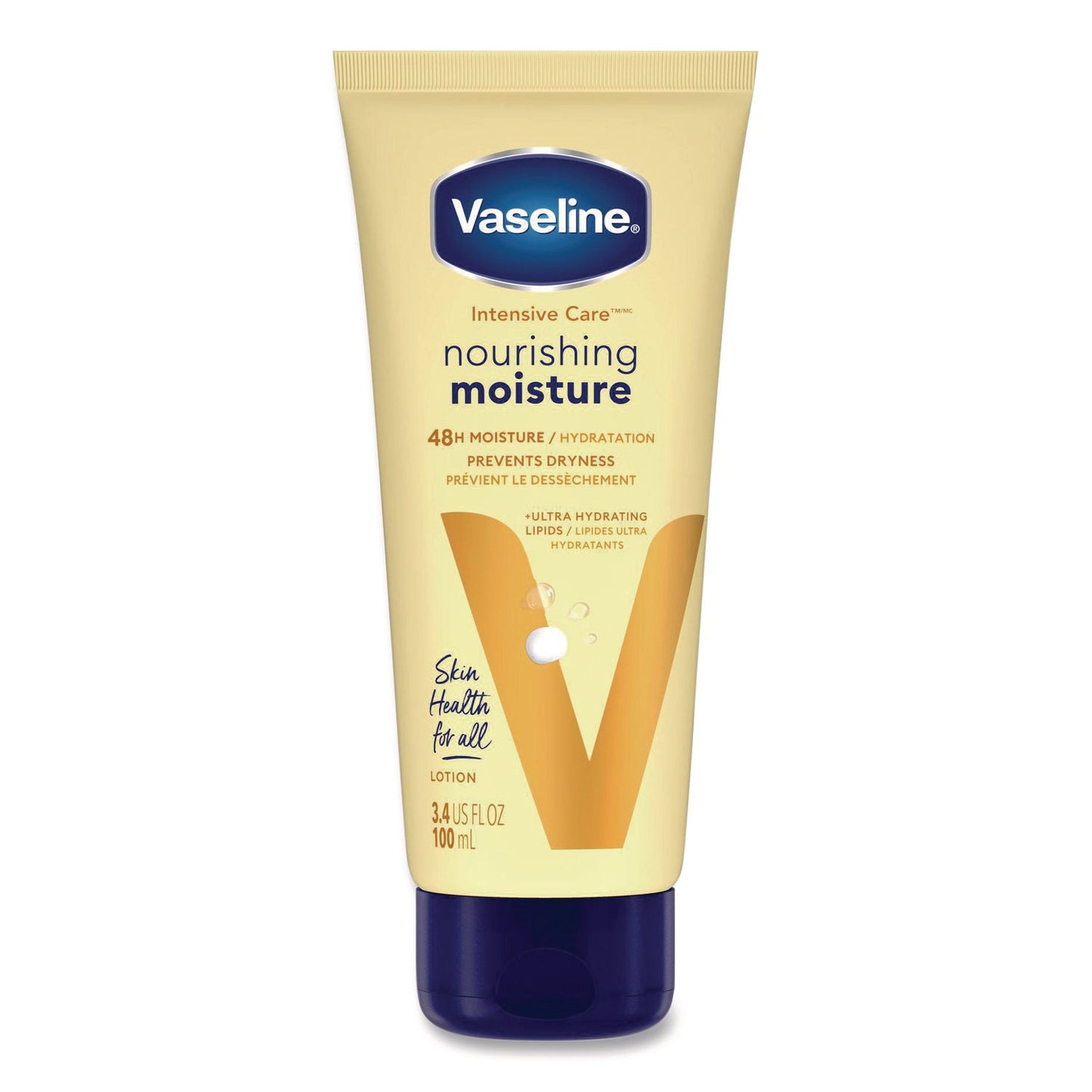 UNI04448CT Intensive Care Nourishing Moisture Body Lotion, 3.4 oz Squeeze Tube, 12/Carton Vaseline