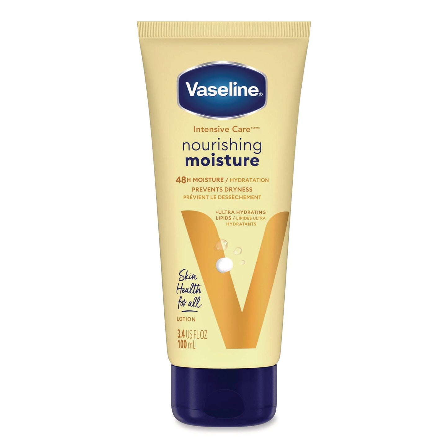 UNI04448EA Intensive Care Nourishing Moisture Body Lotion, 3.4 oz Squeeze Tube Vaseline