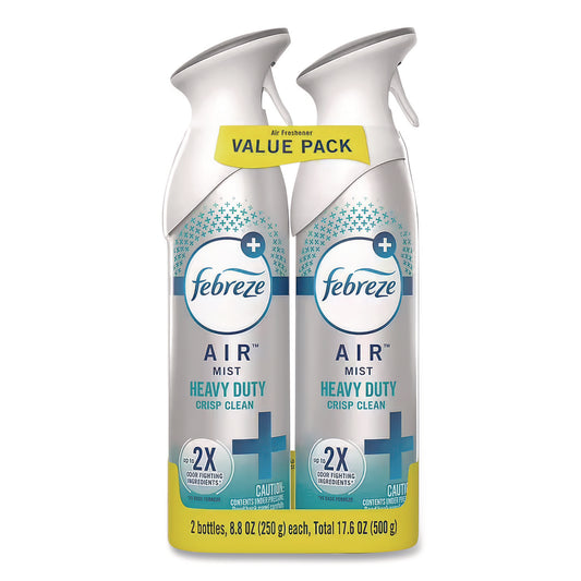 PGC97806 AIR, Crisp Clean, 8.8 oz Aerosol Spray, 2/Pack
