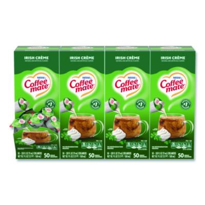 NES35112CT Liquid Coffee Creamer, Irish Cream, 0.38 oz Mini Cups, 50/Box, 4 Boxes/Carton NESTLE