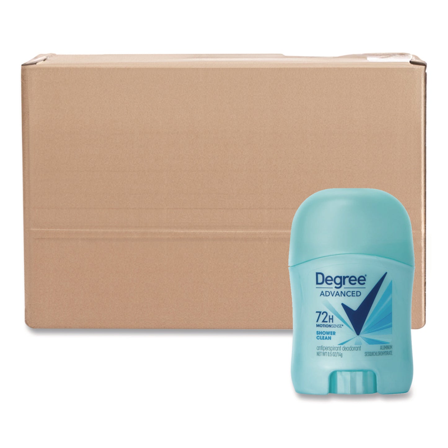 DVOCB564300 Women Invisible Solid Anti-Perspirant/Deodorant, Shower Clean Scent, 0.5 oz Stick, 36/Carton