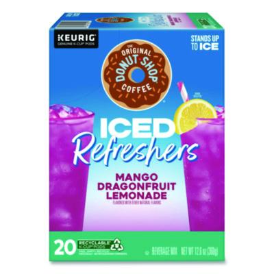 GMT0532 ICED Refreshers K-Cup Pods, Mango Dragonfruit Lemonade, 20/Box KEURIG DR PEPPER