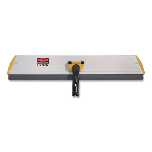 RCPQ570 Hygen Quick Connect S-S Frame, Squeegee, 24w X 4 1/2d, Aluminum, Yellow