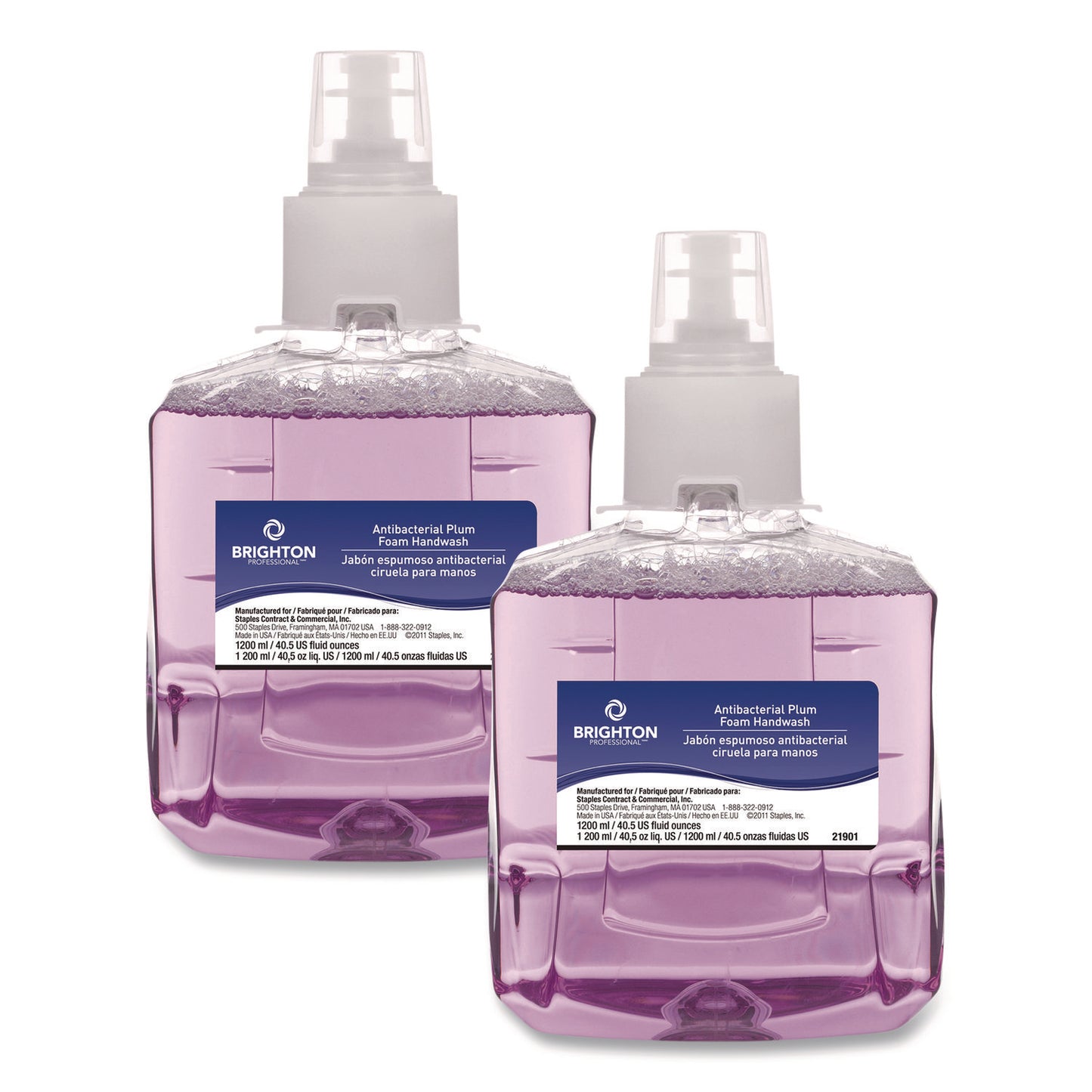 GOJ375326 LTX-12 Antibacterial Hand Soap Refill, Plum Scent, 1,200 mL, 2/Carton