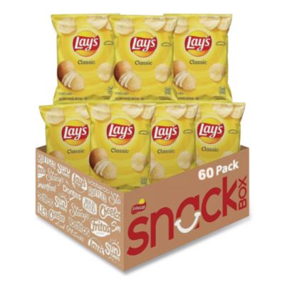LAYFRI44359 Regular Potato Chips, 1.5 Oz Bag, 64/carton