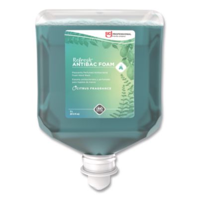 SJNANT2LT Refresh Foaming Hand Soap Refill, Citrus Scent, 2 L, 4/Carton