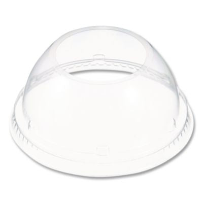 DCC16LCDHX Dome-Top Sundae/Cold Cup Lids, Fits 12 oz to 24 oz Cold Cups, Plastic, Clear, 1,000/Carton DART