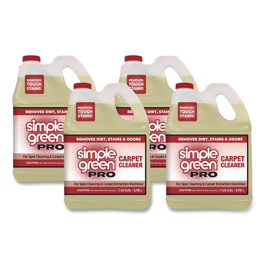 SMP0506128 Pro Carpet Cleaner, Unscented, 1 gal Bottle, 4/Carton