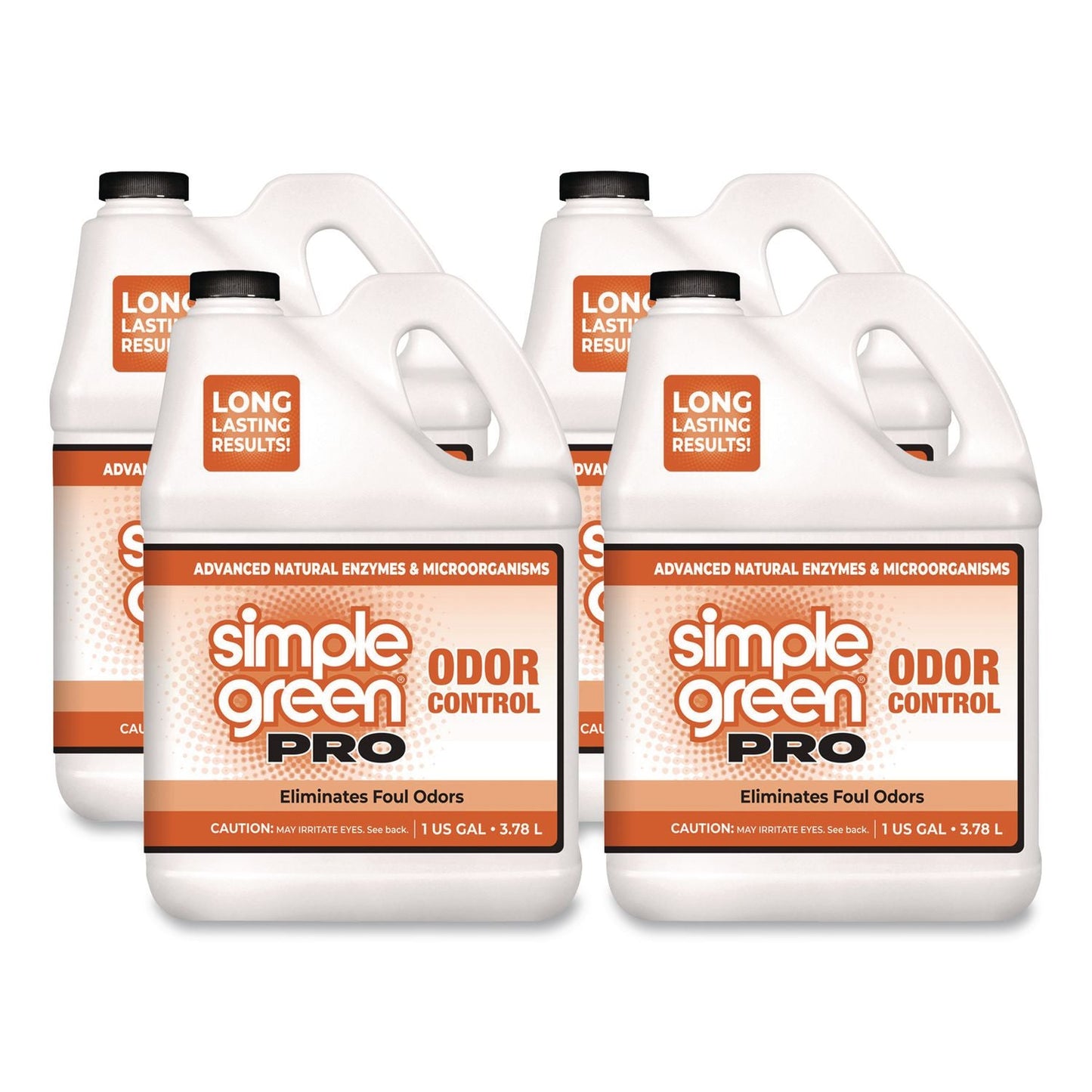 SMP0704128 Pro Odor Control, Lemongrass Eucalyptus, 1 gal Bottle, 4/Carton Simple Green