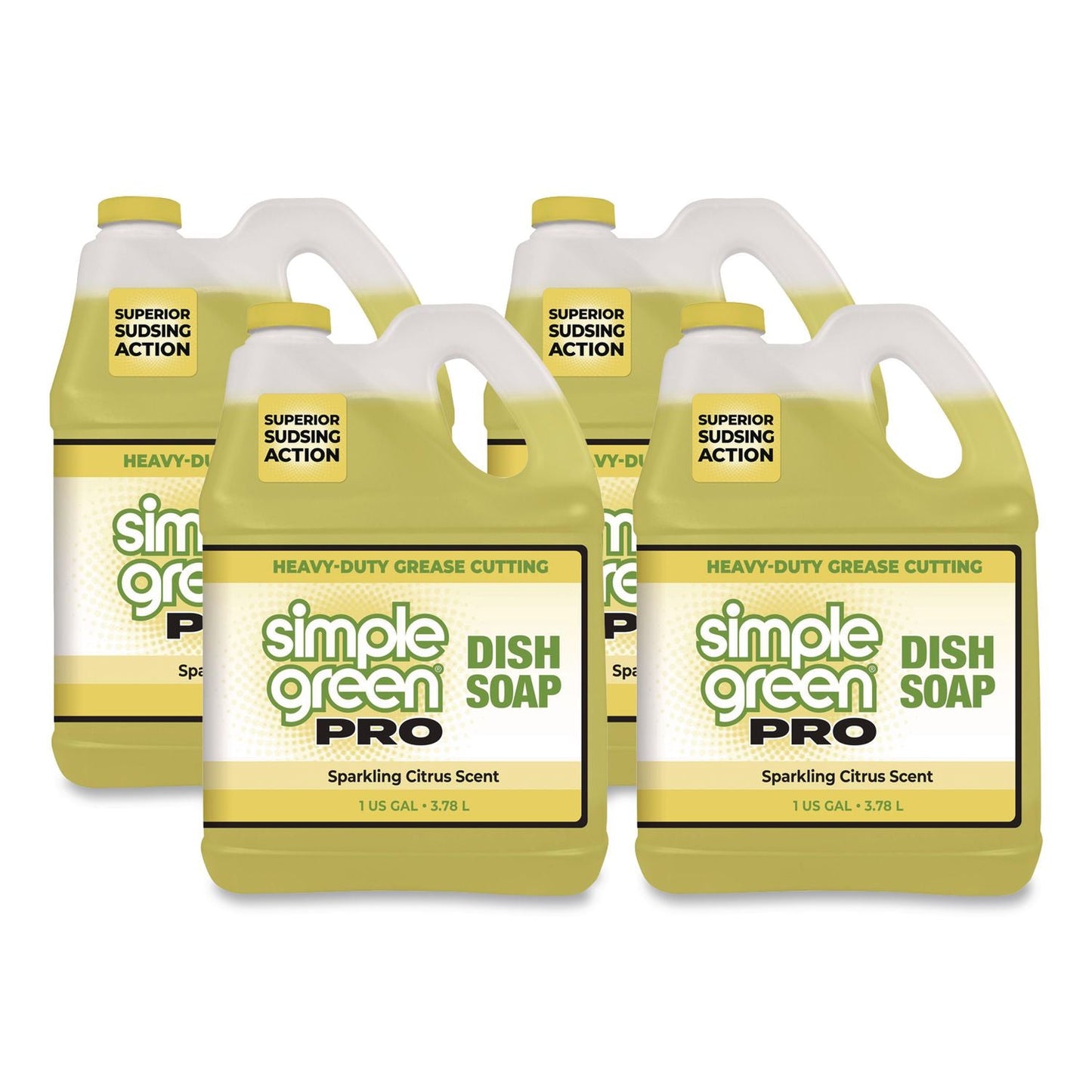 SMP4101128 Pro Dish Soap, Sparkling Citrus Scent, 1 gal Bottle, 4/Carton Simple Green