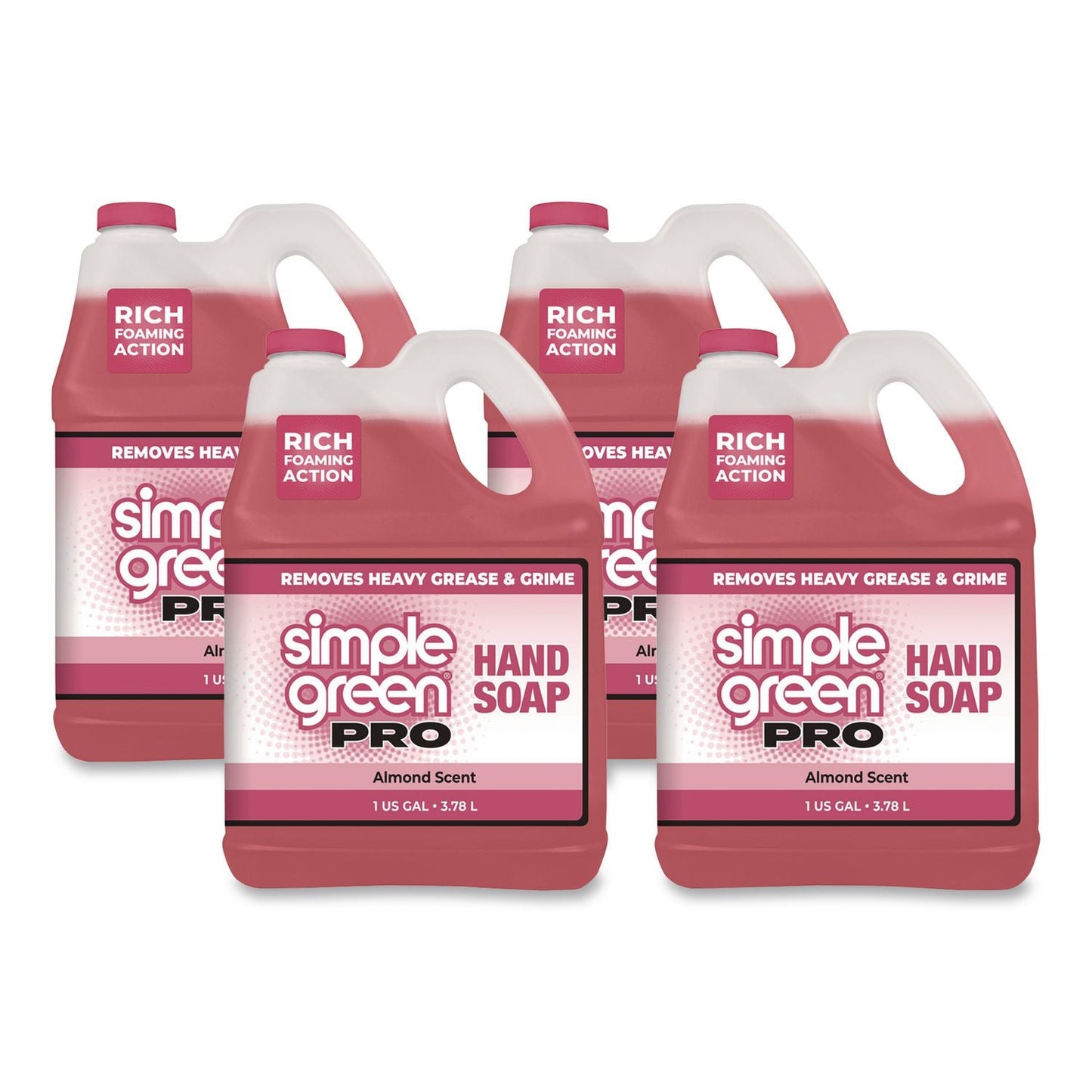 SMP4102128 Pro Hand Soap, Almond Scent, 1 gal Bottle, 4/Carton Simple Green