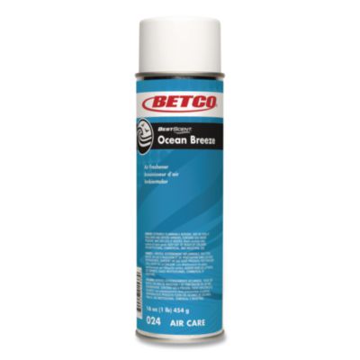 BET0242300 BestScent Ocean Breeze Deodorizer, Ocean Breeze Scent, 19 oz Can, 12/Carton BETCO CORPORATION