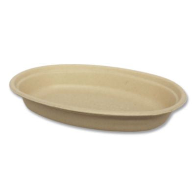 WORBOSCUBBLFP Fiber Bowls, Burrito Bowl, 32 oz, 9.7 x 5.3 x 1.6, Natural, Paper, 300/Carton WORLD CENTRIC