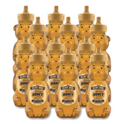BKHBB1002 Clover Honey, 12 Oz Bottle, 12/carton BARKMAN HONEY