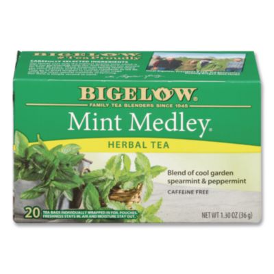 BTC10393 Mint Medley Herbal Tea, 28/box BIGELOW TEA CO.