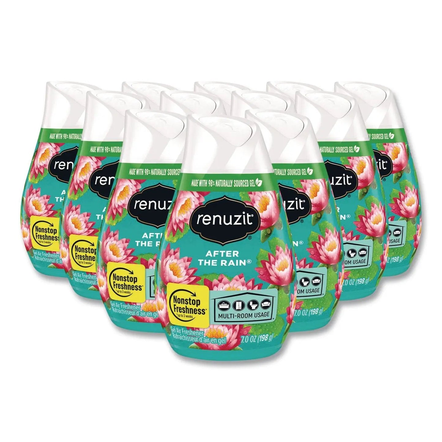 AMY43100CT Adjustables Air Freshener, After The Rain Scent, 7 Oz Solid, 12/carton Renuzit