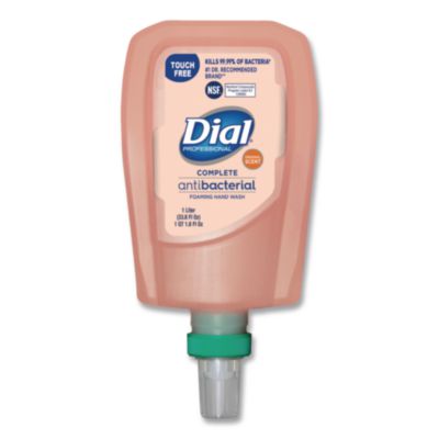DIA16674EA Antibacterial Foaming Hand Wash Refill for FIT Touch Free Dispenser, Original Scent, 1 L DIAL PROFESSIONAL