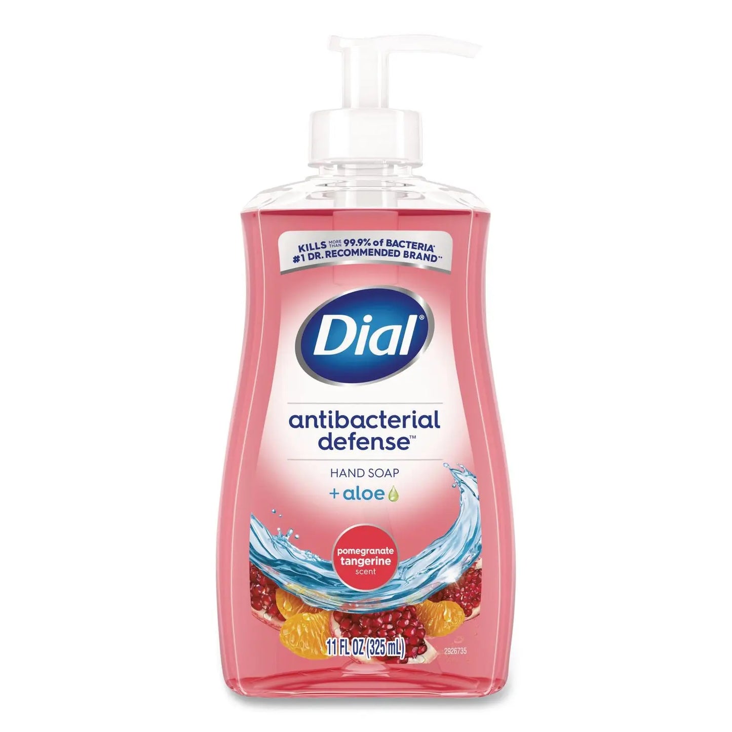 DIA17000209432 Antibacterial Liquid Hand Soap, Pomegranate Tangerine Scent, 11 oz Dial