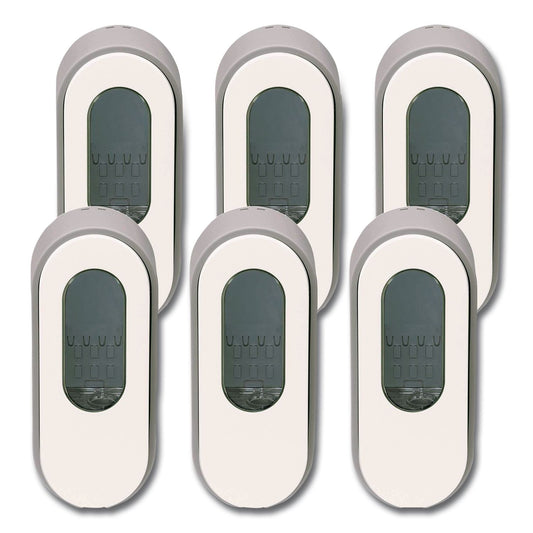 DIA34037 Versa Dispenser for Cartridge Refills, 15 oz, 3.75" x 3.38" x 8.75, Light Gray/White, 6/Carton