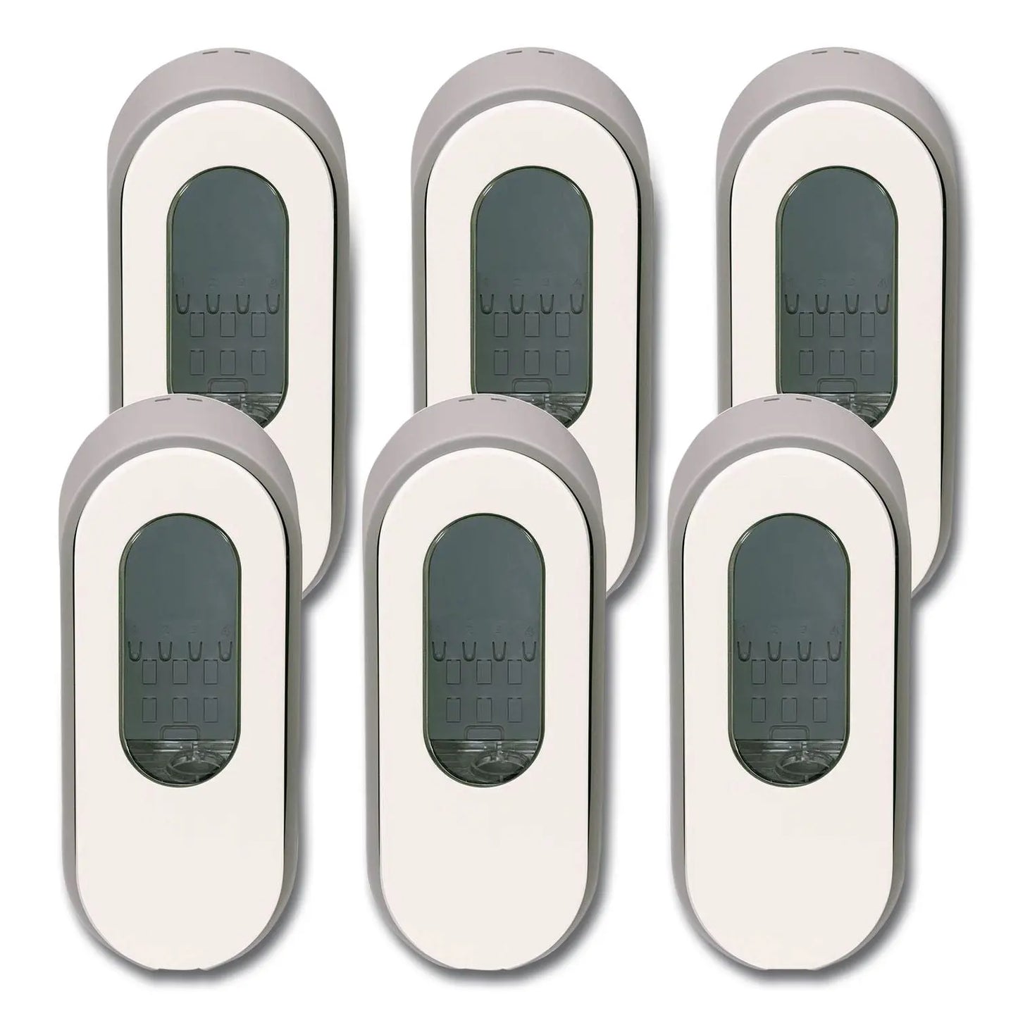DIA34037 Versa Dispenser for Cartridge Refills, 15 oz, 3.75 x 3.38 x 8.75, Light Gray/White, 6/Carton Dial Professional
