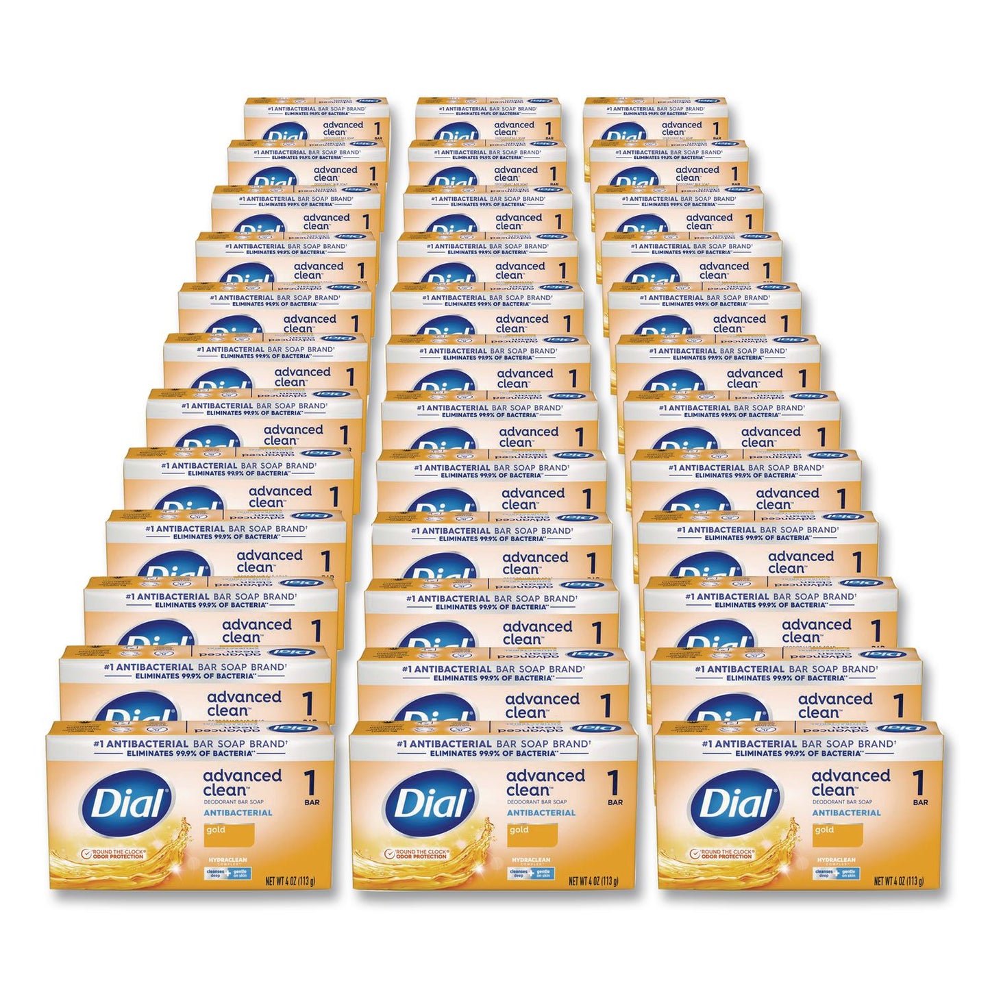 DIA92617 Deodorant Bar Soap, Iconic Dial Gold Fragrance, 4 oz, 36/Carton