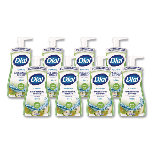 DIA34721 Antibacterial Foaming Hand Wash, Fresh Pear Scent, 10 oz, 8/Carton