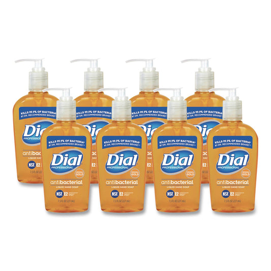 DIA84014CT Gold Antibacterial Liquid Hand Soap, 7.5 oz, 12/Carton