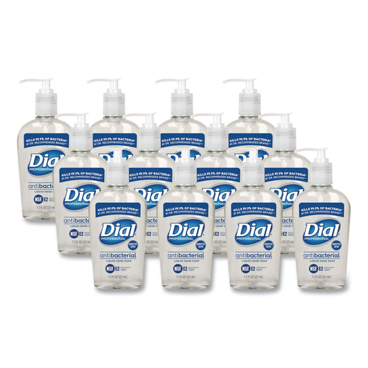 DIA82834 Antibacterial Liquid Hand Soap for Sensitive Skin, Light Floral Scent, 7.5 oz, 12/Carton